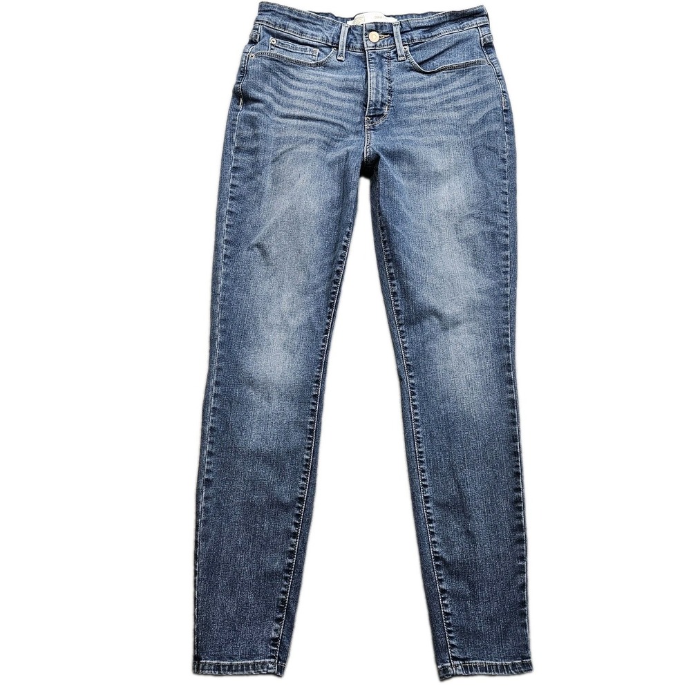 Levis Signature Gold Totally Shaping Skinny Jeans Women 10 Medium Wash 28x28